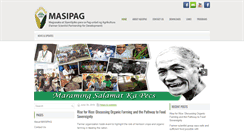 Desktop Screenshot of masipag.org