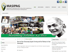 Tablet Screenshot of masipag.org